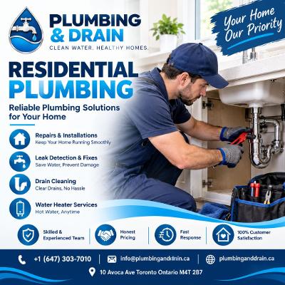 Residential Plumbing in Toronto | Expert Plumbing Solutions